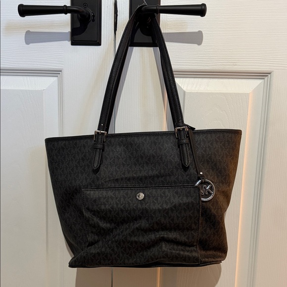 Michael Kors Handbags - Michael Kors Black Monogram Tote